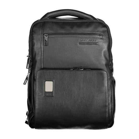 Black Leather Backpack