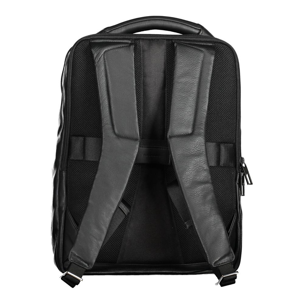 Black Leather Backpack