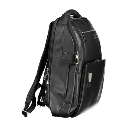 Black Leather Backpack