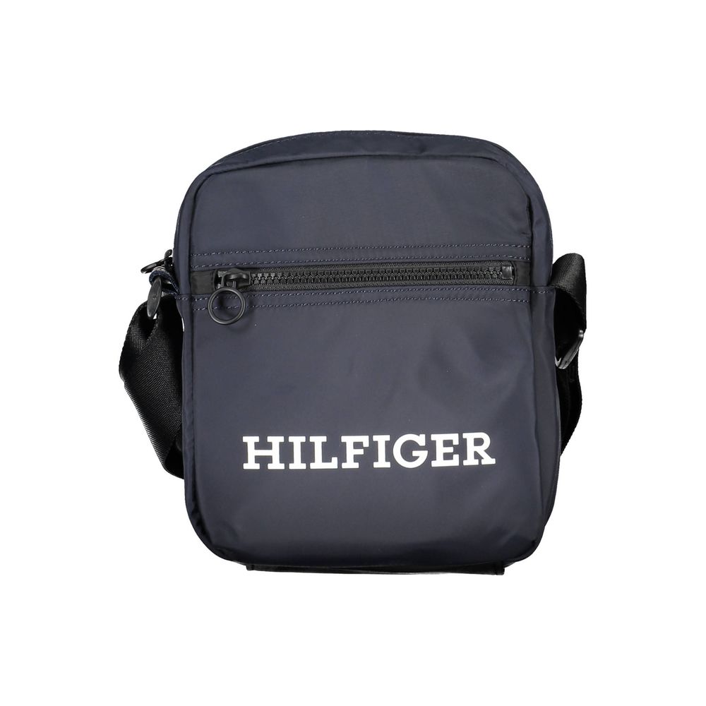 Bolso bandolera hombre poliéster azul