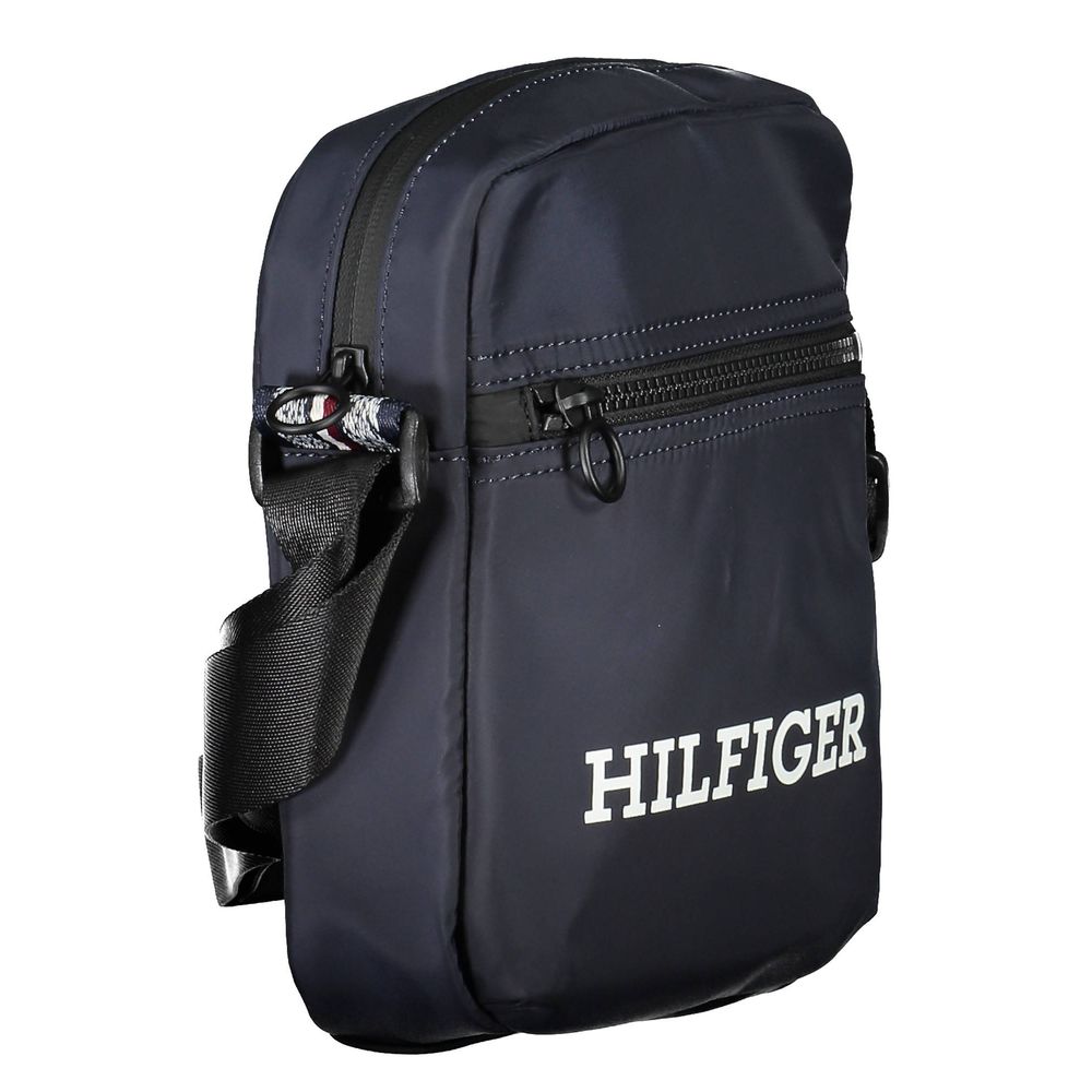 Bolso bandolera hombre poliéster azul