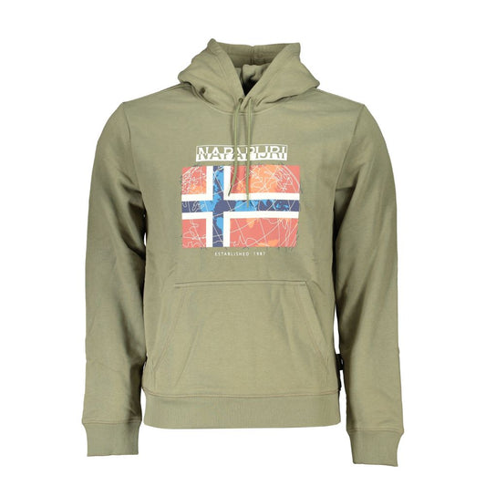 Jersey verde de algodón para hombre