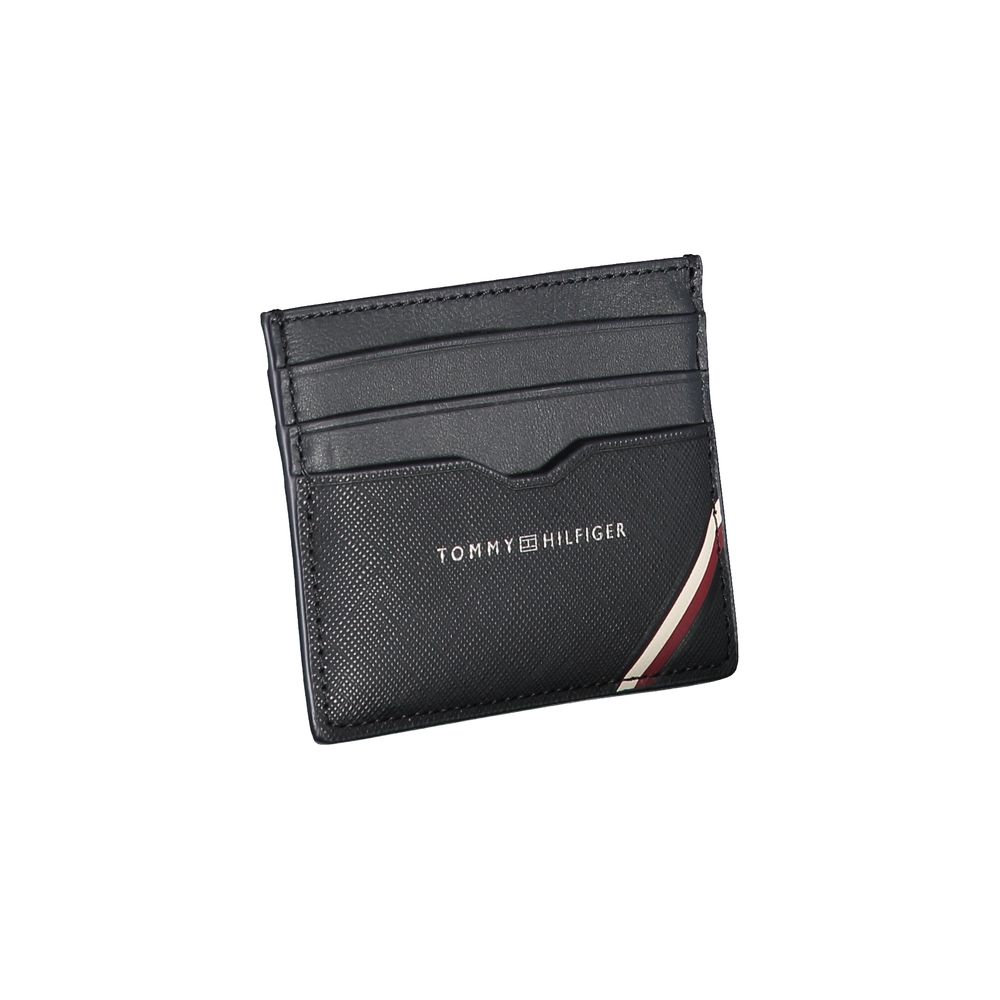 Cartera de hombre de piel azul