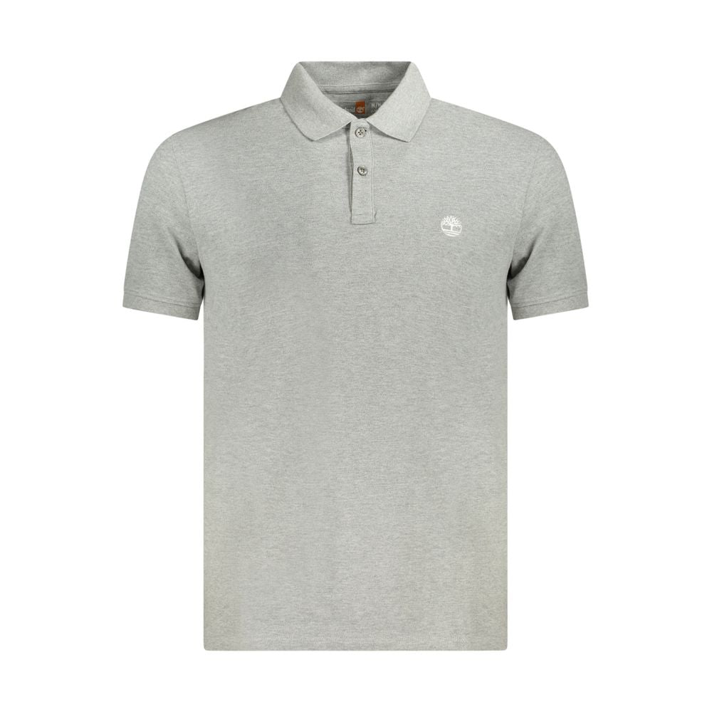 Polo de algodón gris
