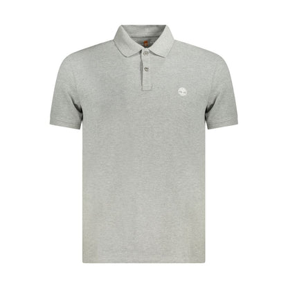 Polo de algodón gris