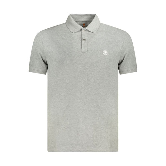 Polo de algodón gris