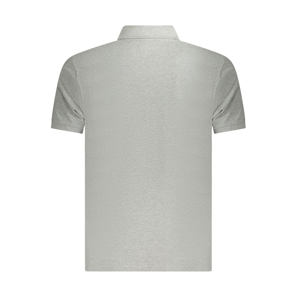Polo de algodón gris