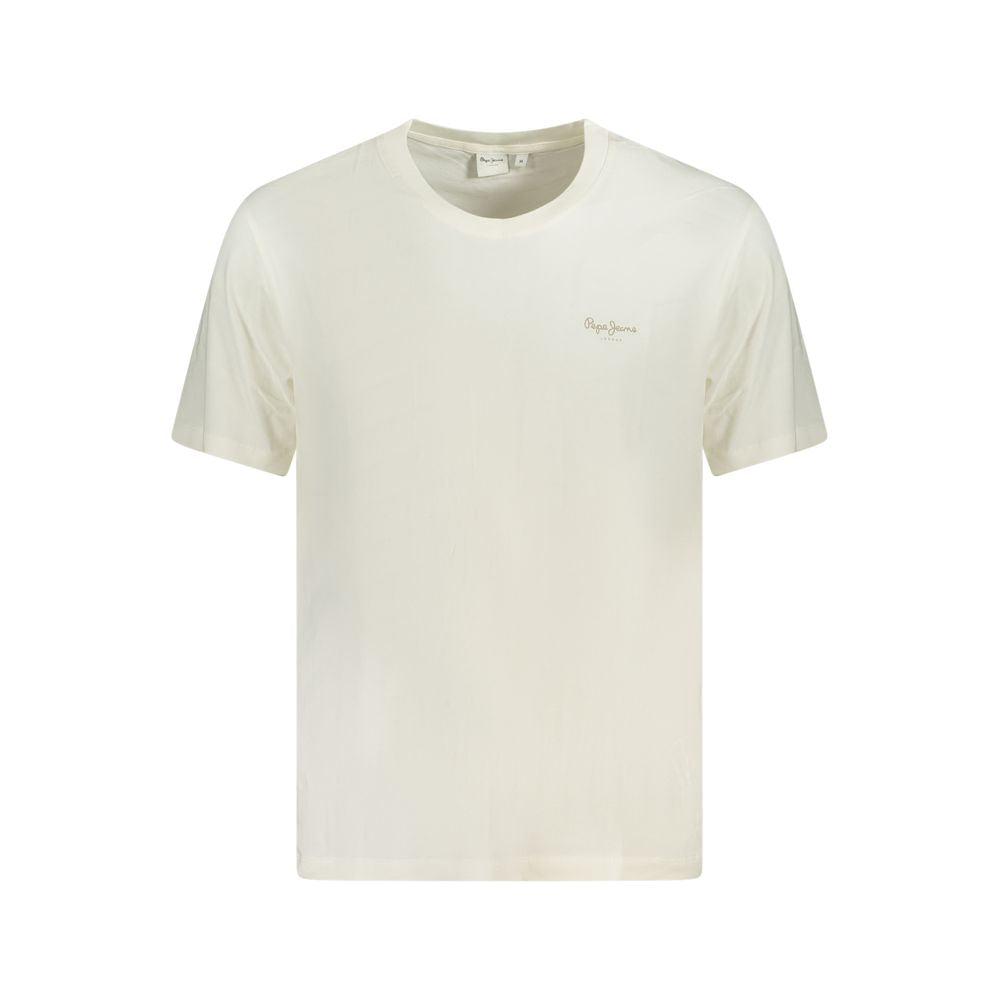 Camiseta blanca de algodón