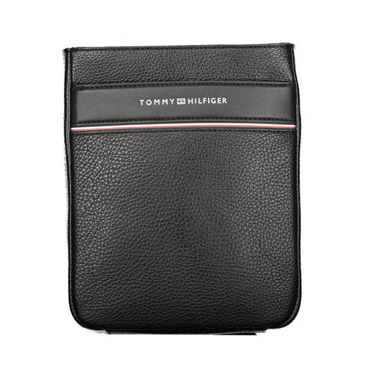 Bolso bandolera hombre polietileno negro