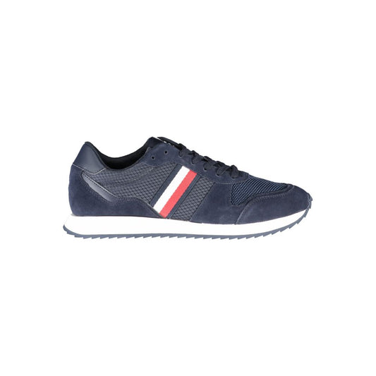 Zapatillas para hombre de poliéster azul