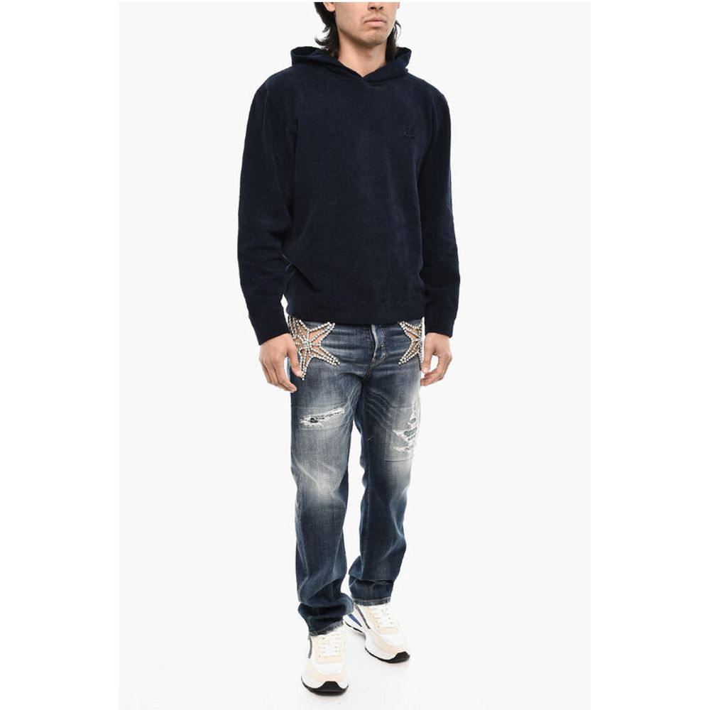 Terry Cotton Hoodie with Monogram