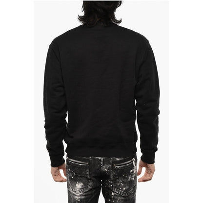 Cotton Crew-Neck with Logo Print
