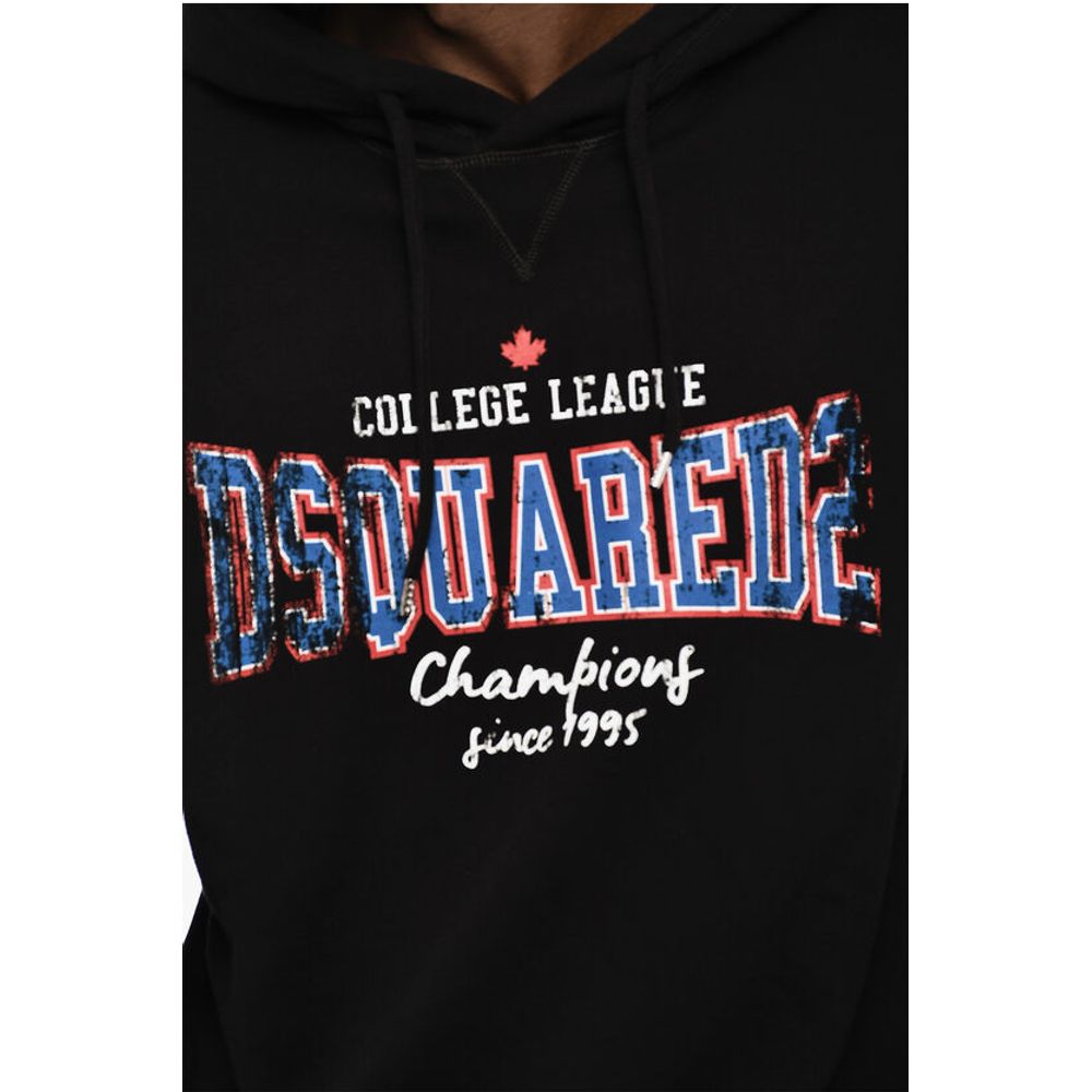 Cotton Hoodie with Frontal Printed