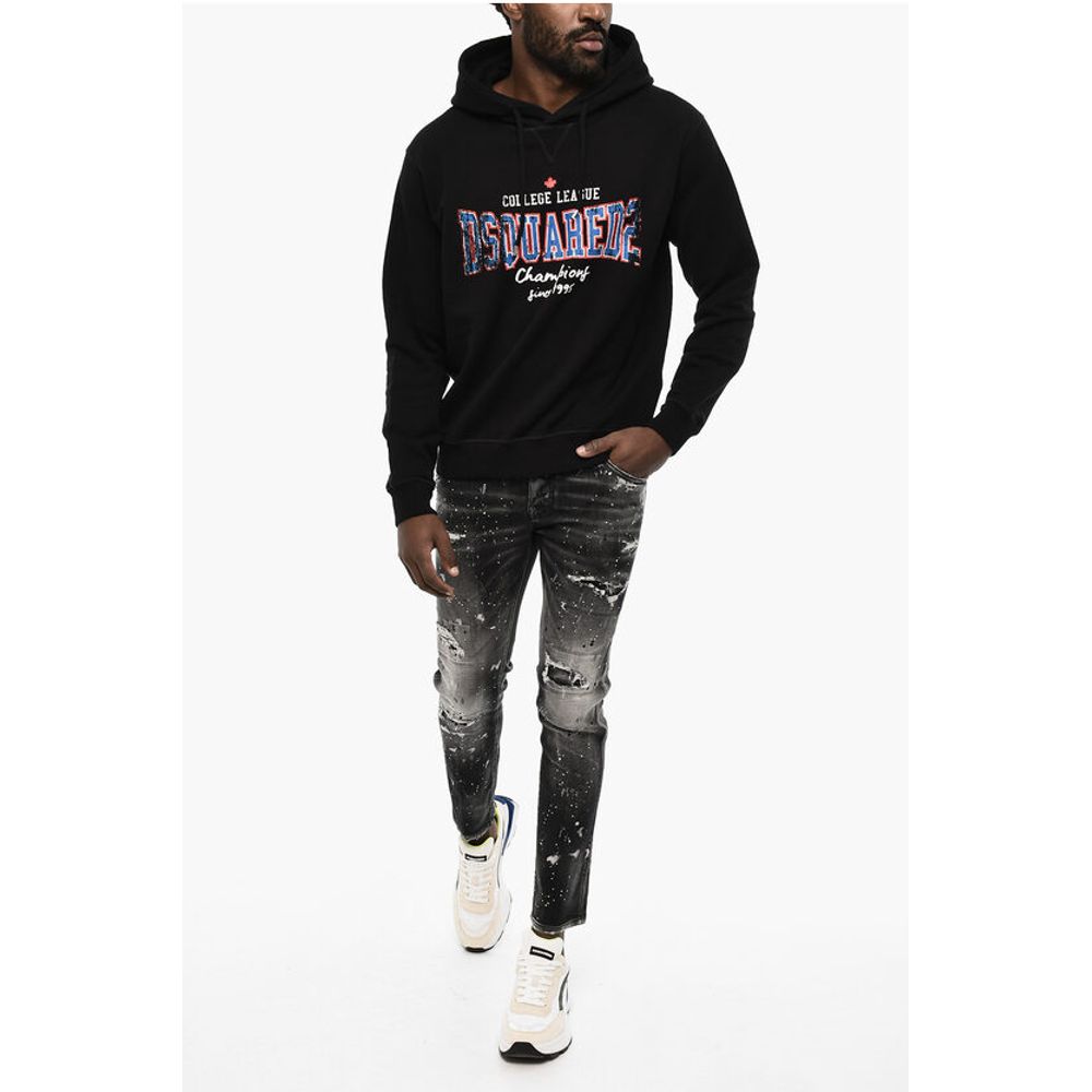 Cotton Hoodie with Frontal Printed