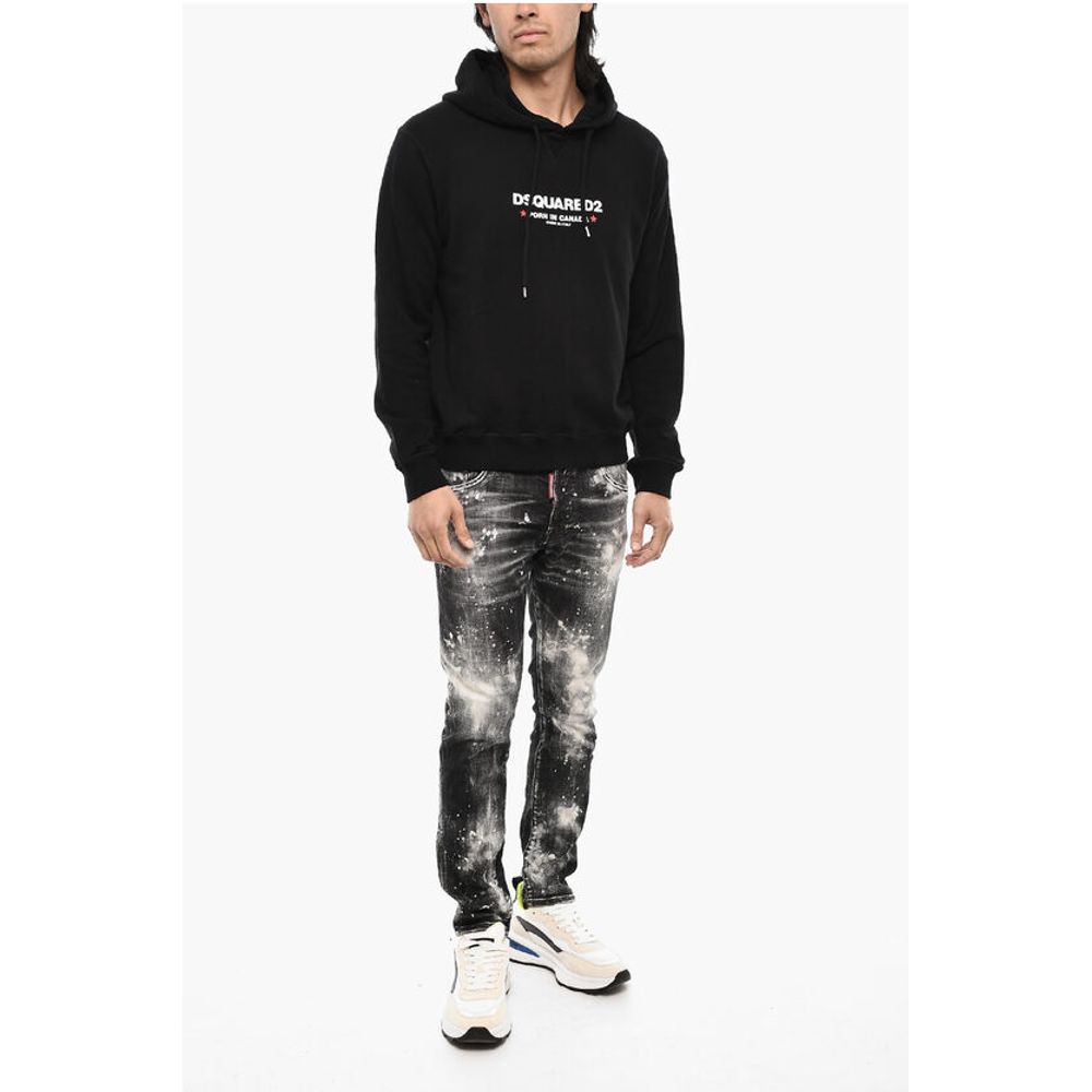Cotton Hoodie with print