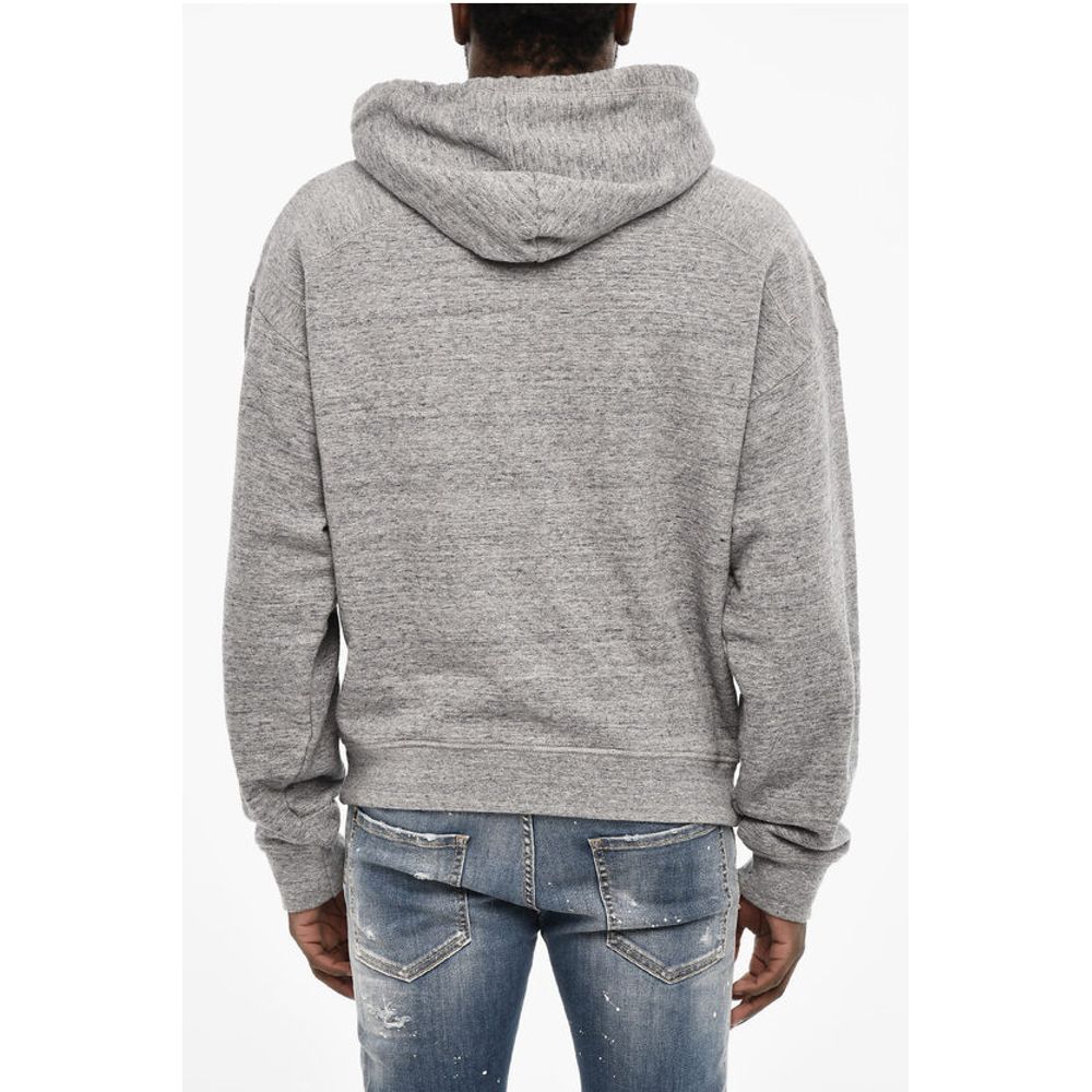 Cotton Hoodie with Embossed Logo