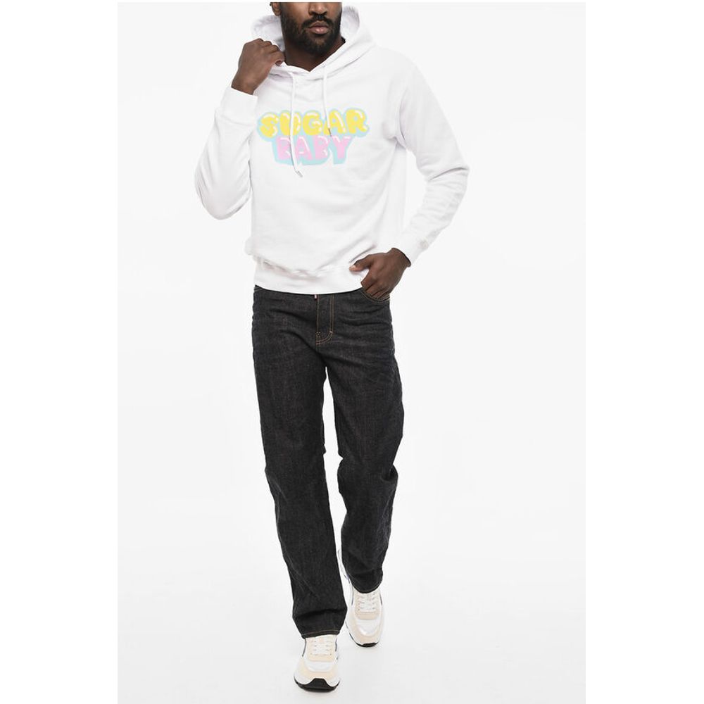 Cotton Hoodie with print