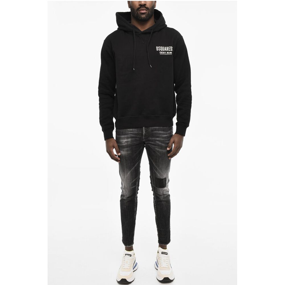 Cotton Hoodie with Logo