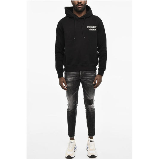 Cotton Hoodie with Logo