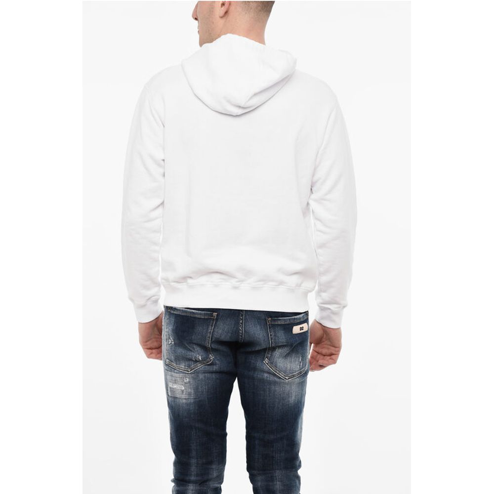 Cotton Hoodie With Maxi Logo
