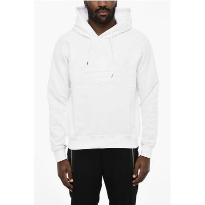 Solid Color Hoodie with Embossed Logo