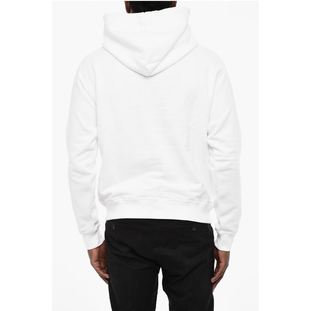 Solid Color Hoodie with Embossed Logo