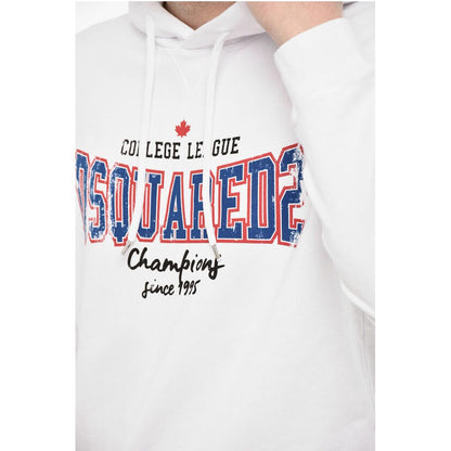 Cotton Hoodie With Maxi Logo