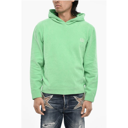 Terry Cotton Hoodie with Monogram