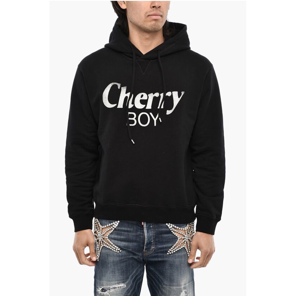 Cotton Hoodie with print