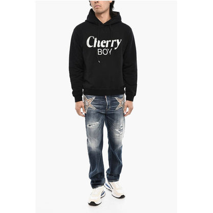 Cotton Hoodie with print