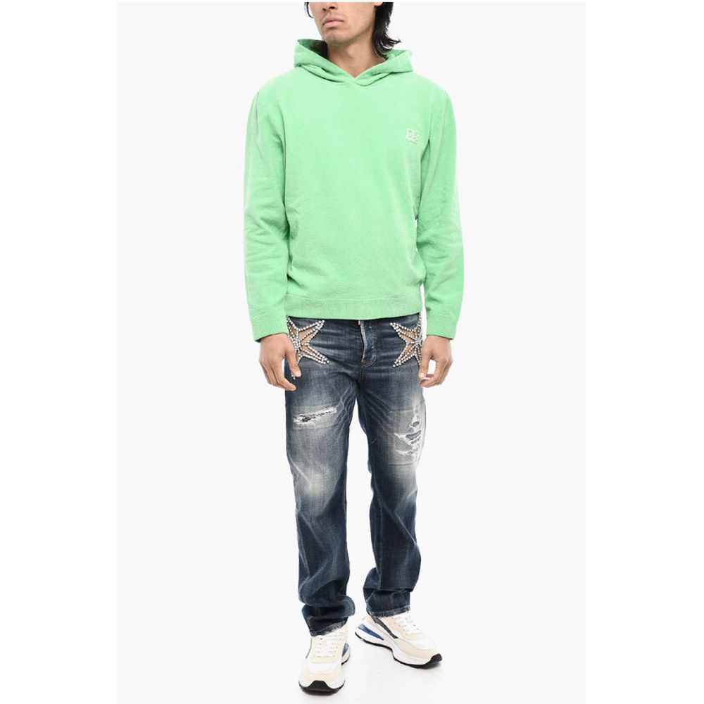 Terry Cotton Hoodie with Monogram