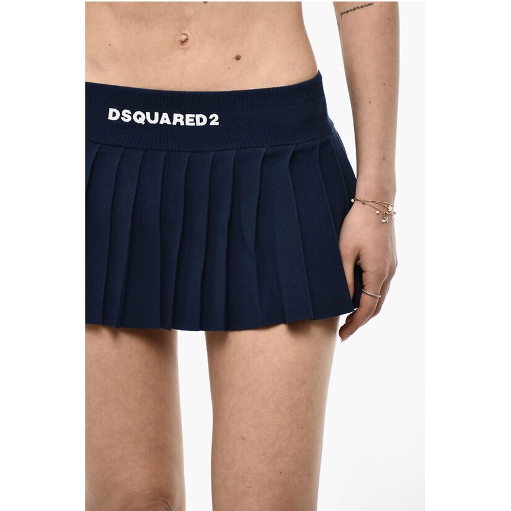 Pleated Skirt With Logoed Band