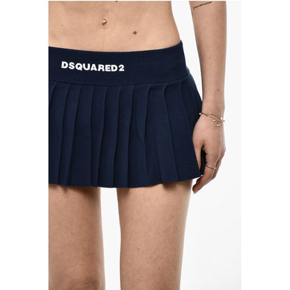Pleated Skirt With Logoed Band