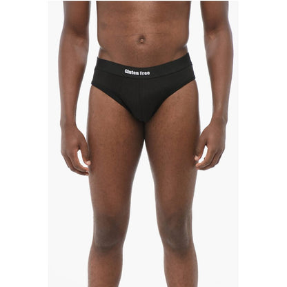 Cotton Blend Slip with Logoed Elastic Waistband