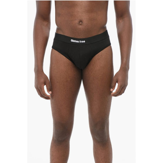 Cotton Blend Slip with Logoed Elastic Waistband