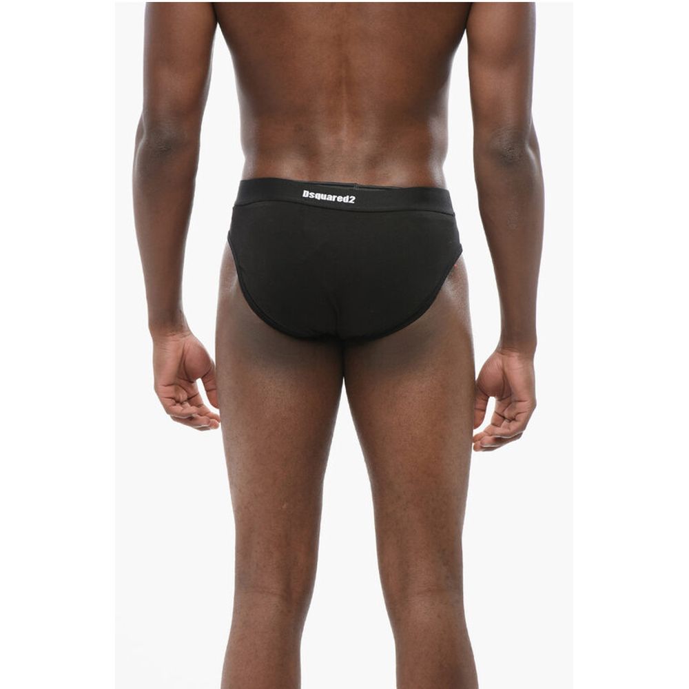 Cotton Blend Slip with Logoed Elastic Waistband