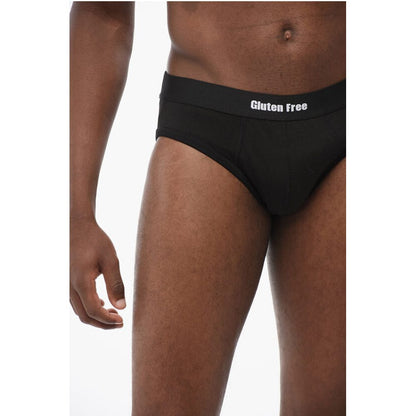 Cotton Blend Slip with Logoed Elastic Waistband