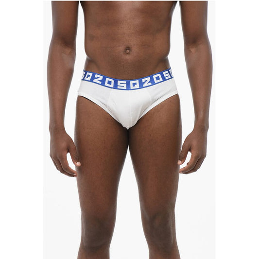 Cotton Blend Slip with Logoed Elastic Waistband
