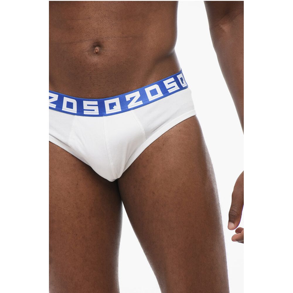 Cotton Blend Slip with Logoed Elastic Waistband