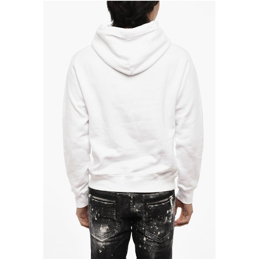 Cotton Hoodie With contrast Print