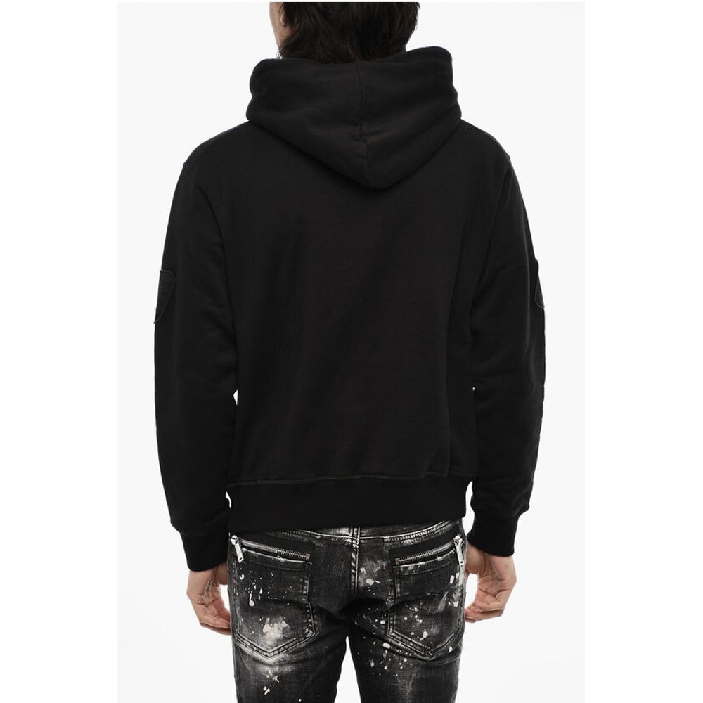 Cotton Hoodie with Embossed Logo