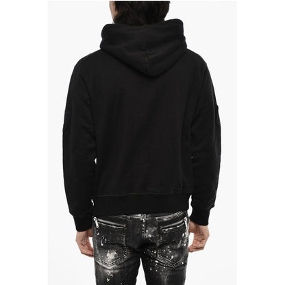 Cotton Hoodie with Embossed Logo