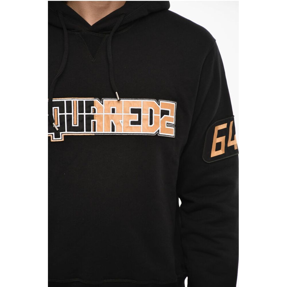 Cotton Hoodie with Embossed Logo