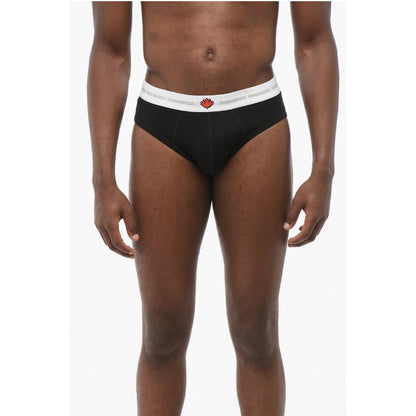 Cotton Blend Slip with Logoed Elastic Waistband