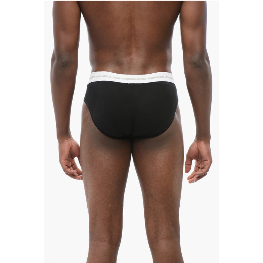 Cotton Blend Slip with Logoed Elastic Waistband