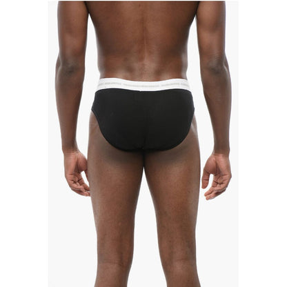Cotton Blend Slip with Logoed Elastic Waistband