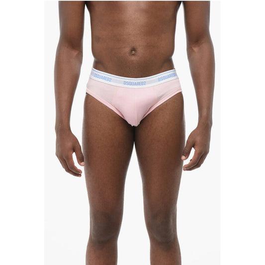 Stretch Cotton Slip with Logoed Waistband