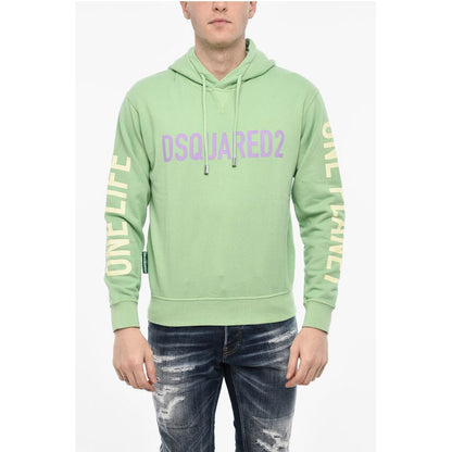 Cotton Hoodie with Prints