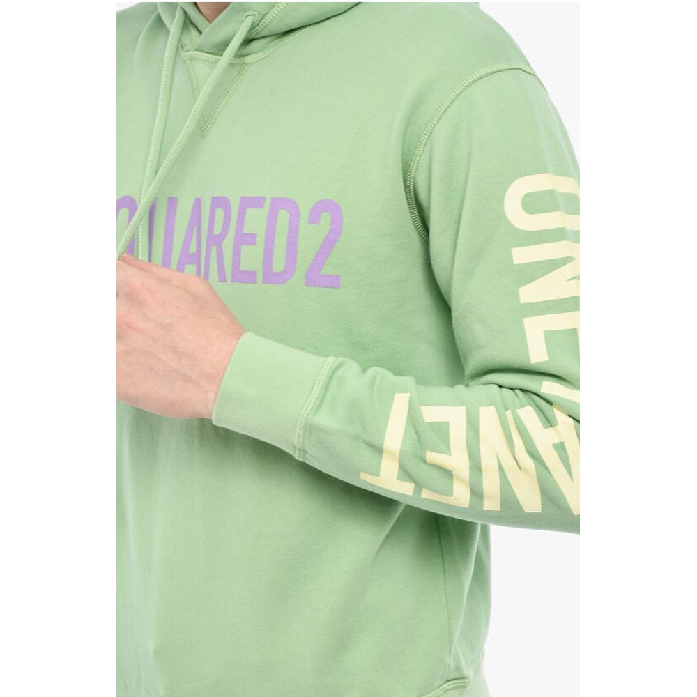 Cotton Hoodie with Prints