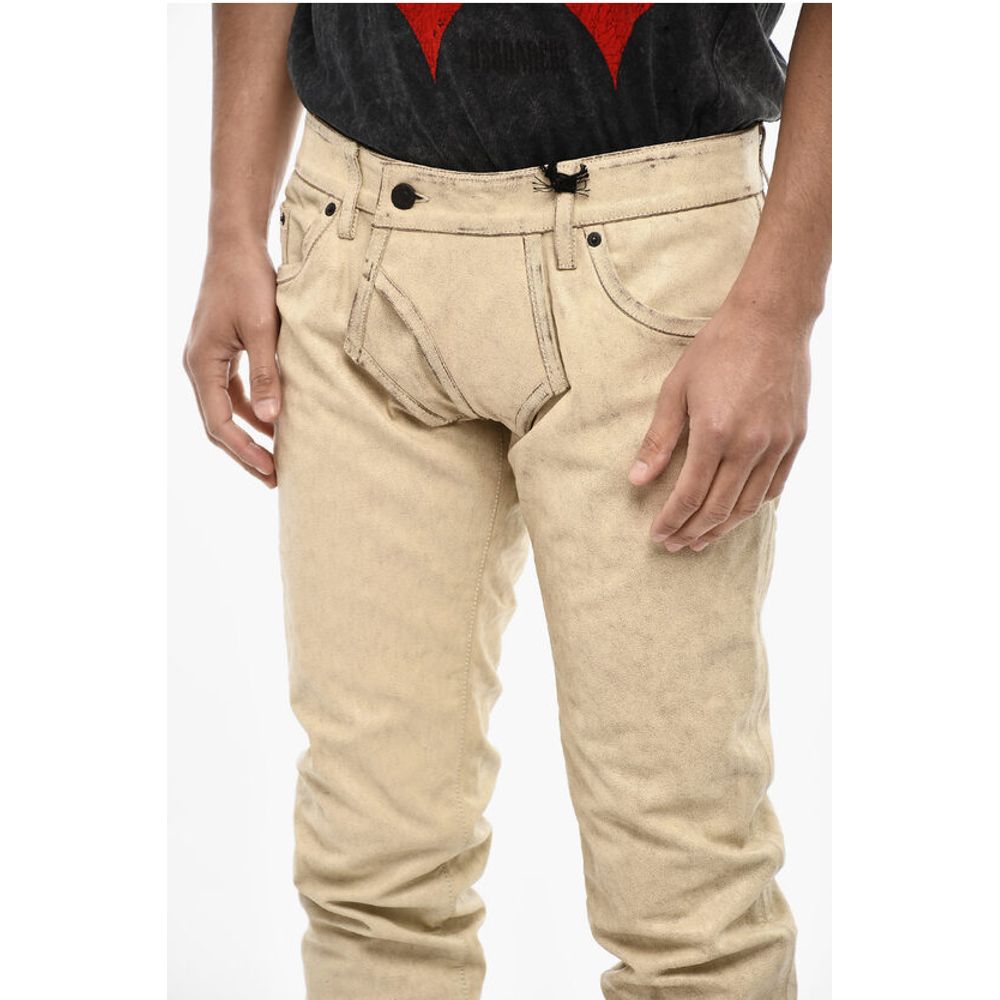 Lined Leather Pants